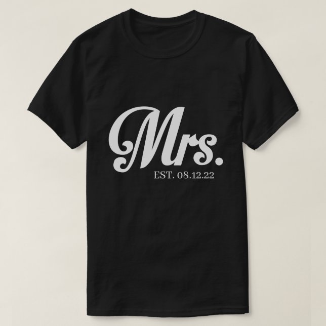 RD Personlig Shirt, Ny gifta T- T Shirt (Design framsida)
