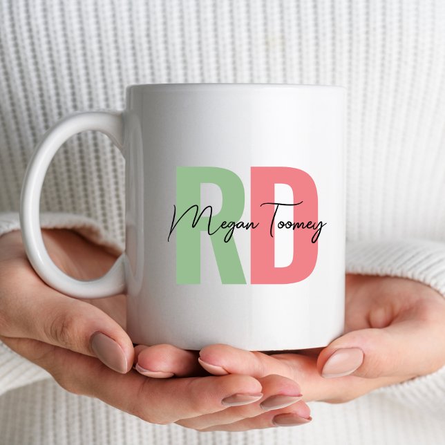 RD Registerad dietitisk dietist dietist Kaffemugg (Skapare uppladdad)