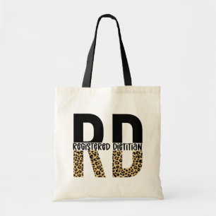RD-registrerade Dietitian Cheetah Print RD Gifts Tygkasse