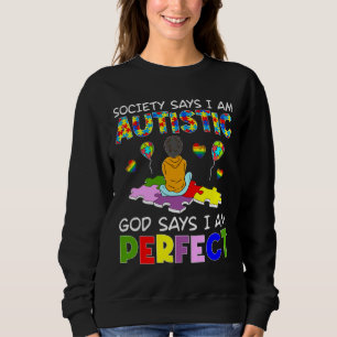 Rd Society säger att jag är autistisk Gud säger at T Shirt