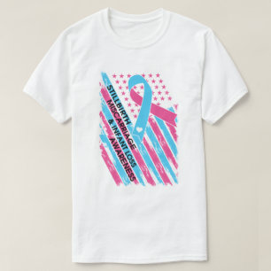 RD Stillborn, missfall och medvetenhet om spädbarn T Shirt