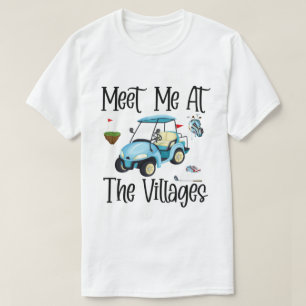 RD Träffade mig på Villages Florida Golf Cart Ro T Shirt