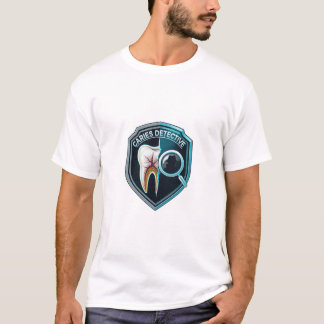RDH Caries Detective Badge Design | Minimalist Den T Shirt