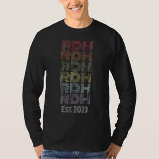 RDH Registered Dental Hygienist EST.2023 Grad T Shirt