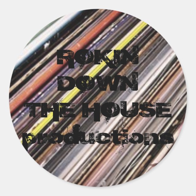 RDHprod. Staplade poster - etikett (Framsida)