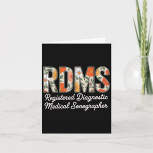 RDMS-registrerad diagnostisk medicinsk Sonographer Kort