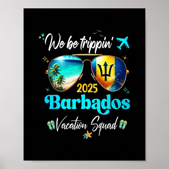 Rdos Semester 2025 Raka Trippande Födelsedags Krys Poster (Framsidan)