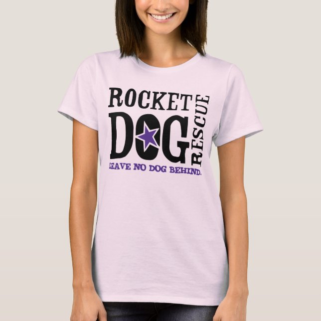 RDR-logotyp (blk/lila) T-shirt (Framsida)