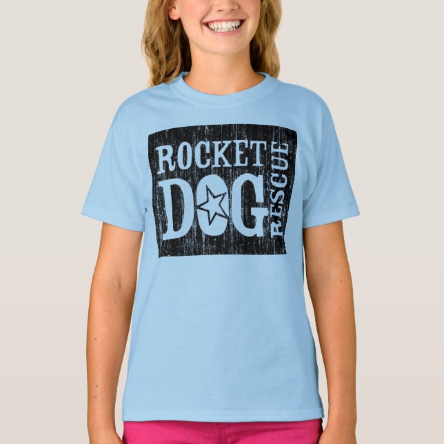 RDR-logotyp (vintagesvart) Tee (Framsida)