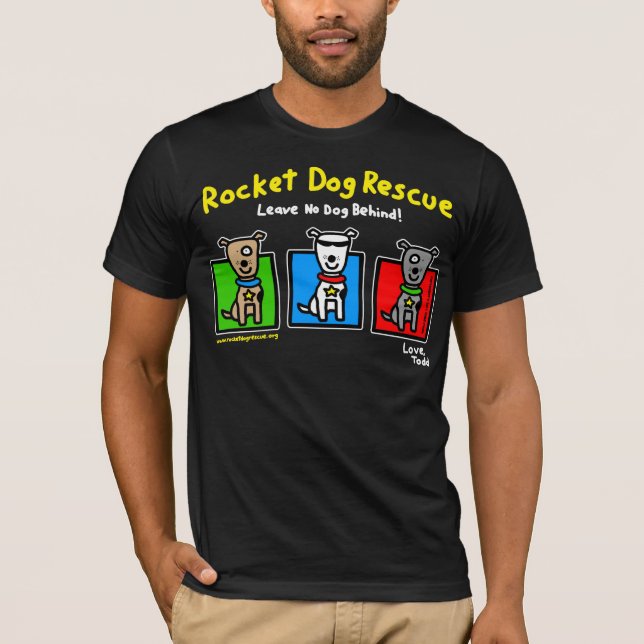 RDR - Todd Parr (3 hundar - bekläda endast) T Shirt (Framsida)