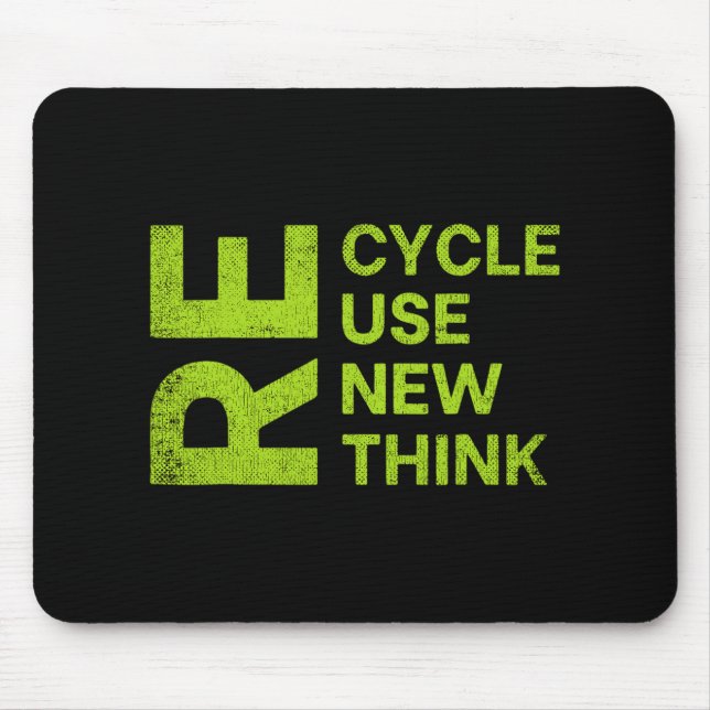 Re Cycle Use New Think Earthday Save The Enviormen Musmatta (Framsidan)