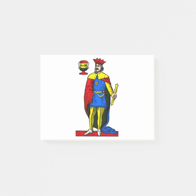 Re di Coppe Post-it Block (Framsida)