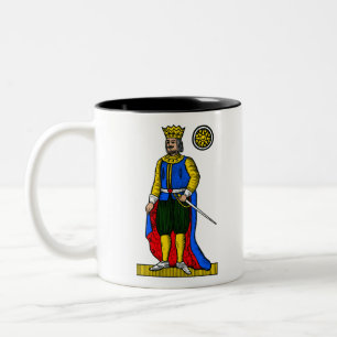 Re di denari Två-Tonad mugg