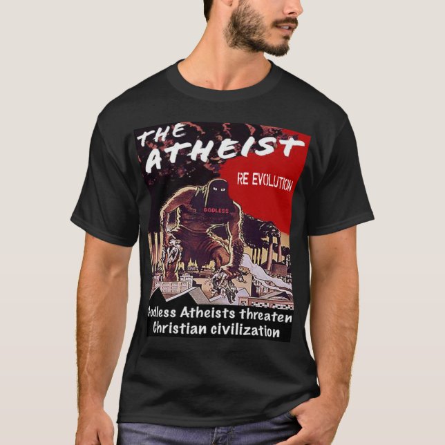 RE--EVOLUTIONateist T Shirt (Framsida)