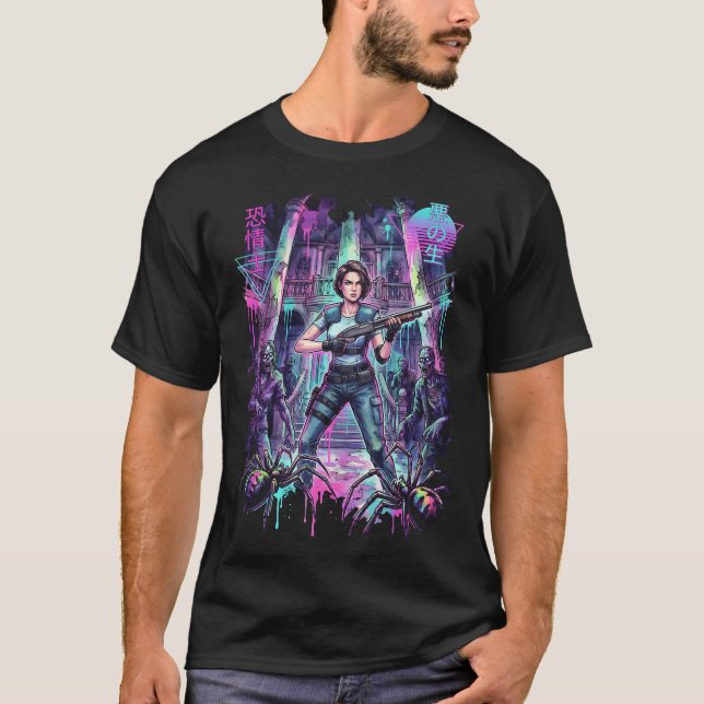 RE Jill Valentine T Shirt (Framsida)