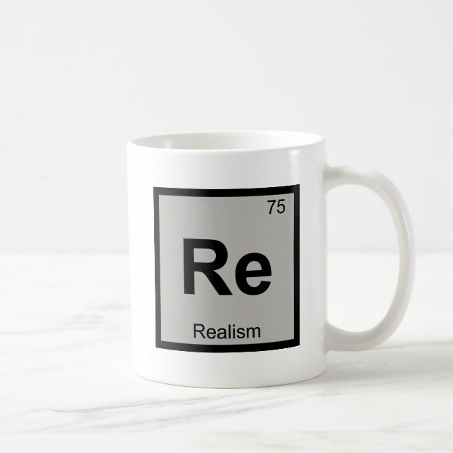 Re - Realism Filosofi Kemi Periodiska Systemet Kaffemugg (Höger)