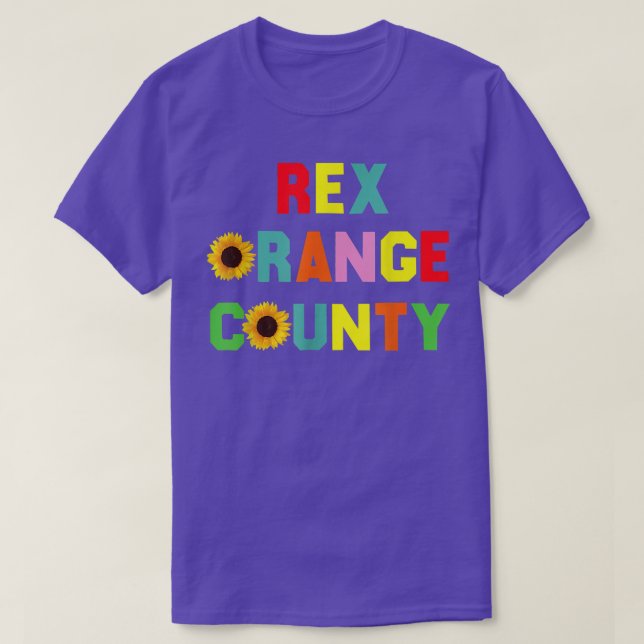 Re Solros Orange Färg County Funny Far Day T Shirt (Design framsida)