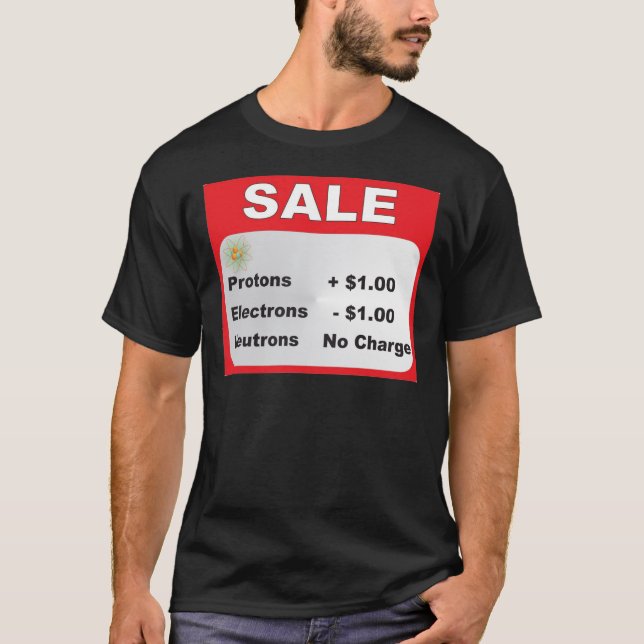 rea för protonselektronneutrons tee shirt (Framsida)