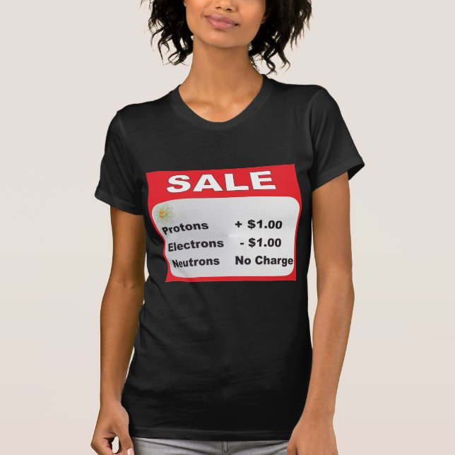rea för protonselektronneutrons tee shirt (Framsida)