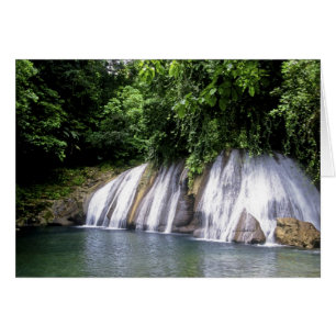 Reach Falls, Port Antonio, Jamaica Hälsningskort