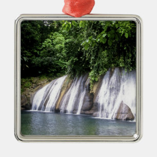 Reach Falls, Port Antonio, Jamaica Julgransprydnad Metall