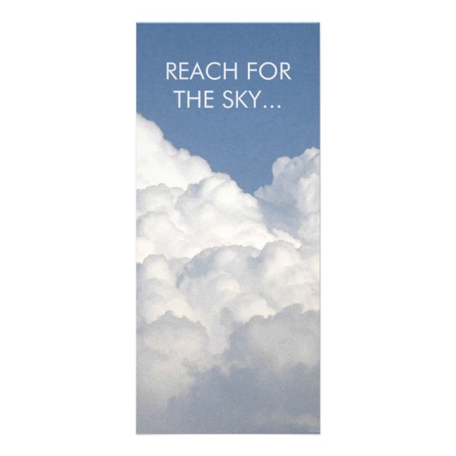 Reach för Himlar Bokmärken Reklamkort (Framsidan)