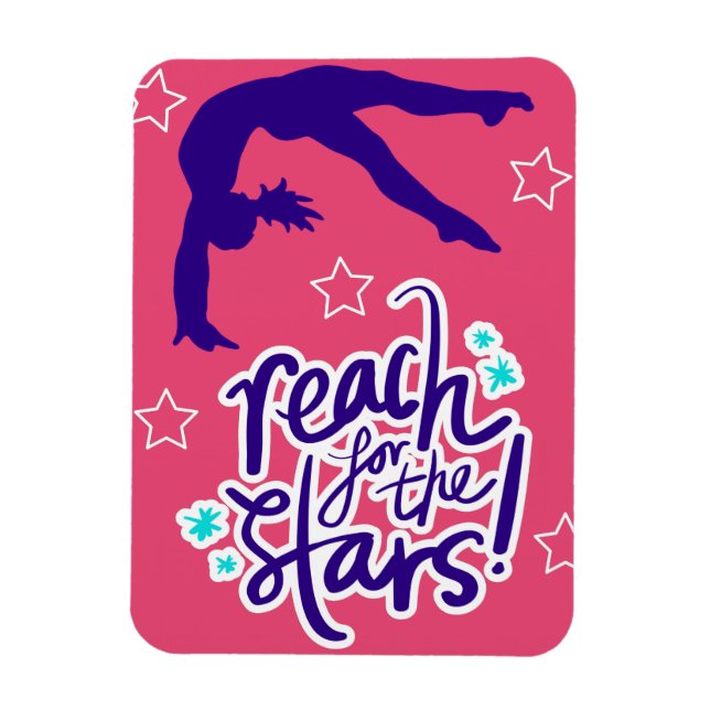 Reach for Stars Gymnastics Tumbling Magnet (Vertikal)
