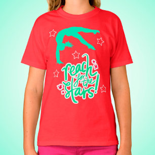 Reach for Stars Gymnastics Tumbling T-Shirt