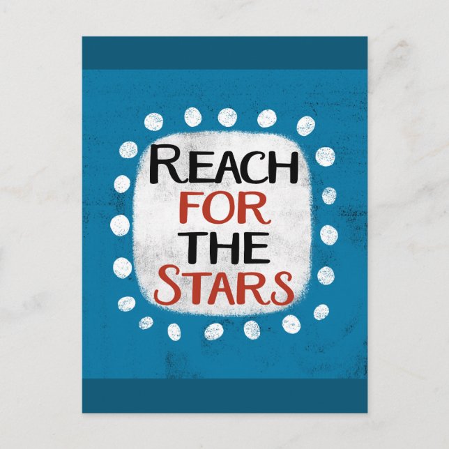 Reach for Stars Postcard Vykort (Framsida)