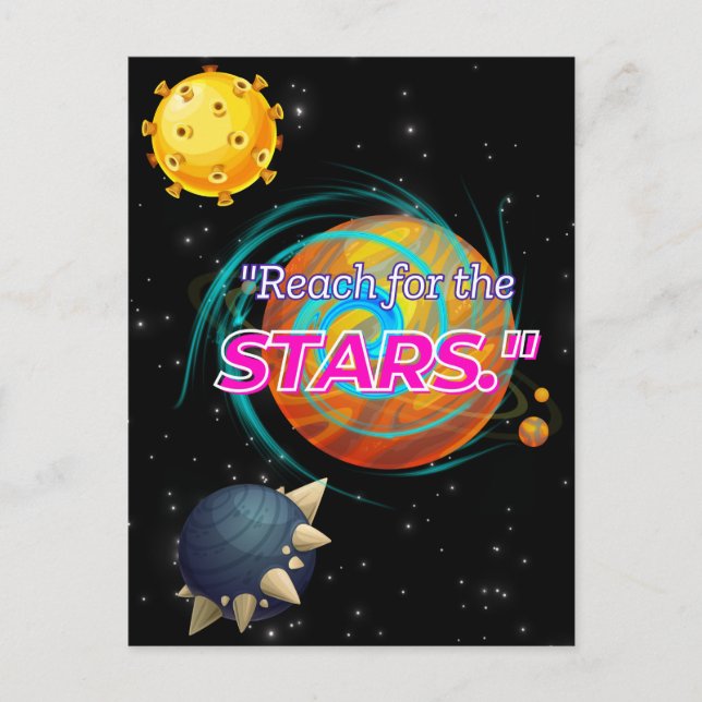 Reach för STARS Vykort (Framsida)