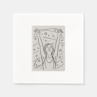 Reach för stjärnor pappersservett