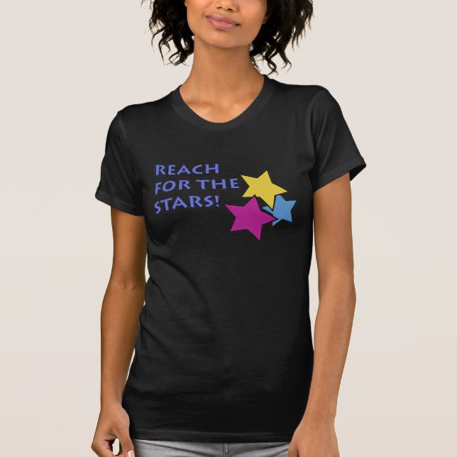 Reach för stjärnor t-shirt (Framsida)