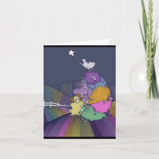 Reach for the Stars - BLANK card. Kort (Framsida)