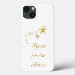 Reach for the Stars, Guld Design, iphone case