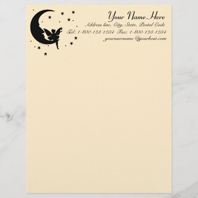 Reach for the Stars Letterhead Brevhuvud (Framsida)
