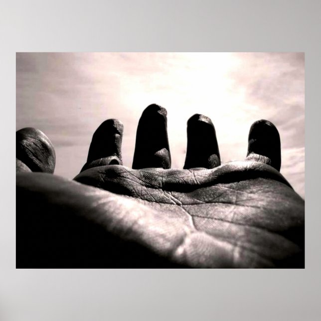 Reach hand andlig genom läkning av kärlek poster (Framsidan)