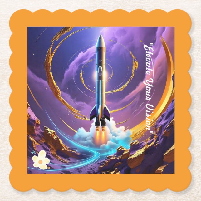 "Reach New Heights" Underlägg Papper (Framsida)