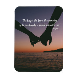 Reach ut med mig magnet