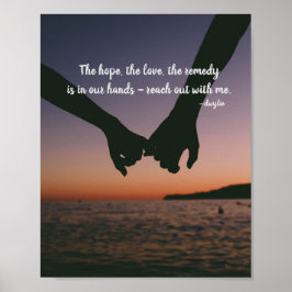 Reach ut med mig poster