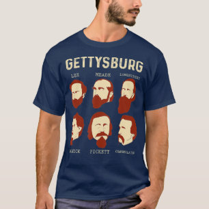 Reaction av Gettysburg American Civil Krig T Shirt