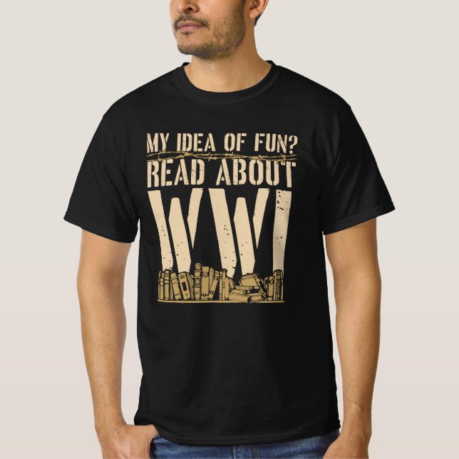 Read About WWI T Shirt (Framsida)