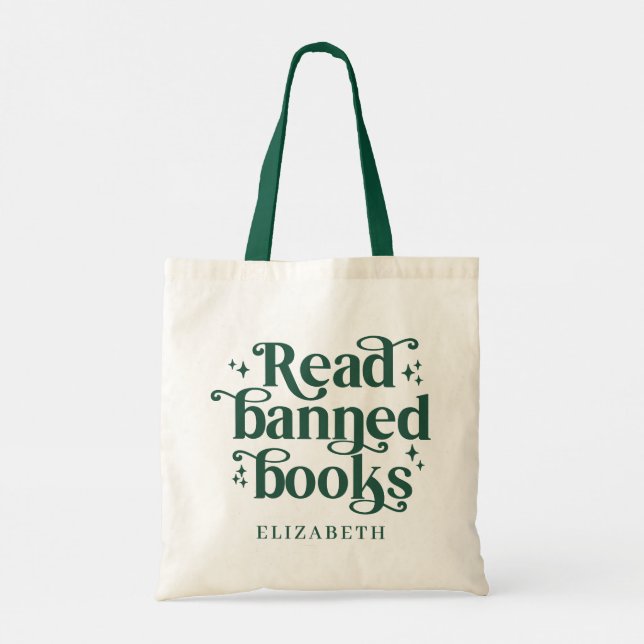 Read Banned Books Book Lover's Gift Tygkasse (Baksida)