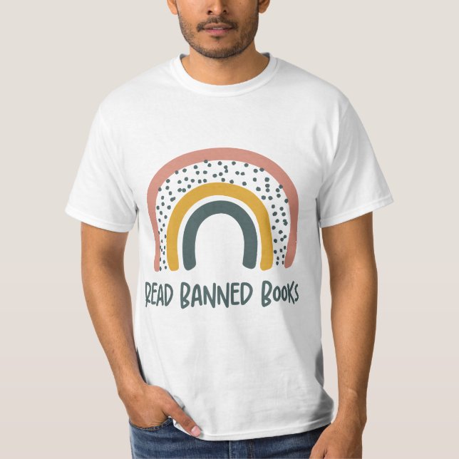 Read Banned Books  T Shirt (Framsida)