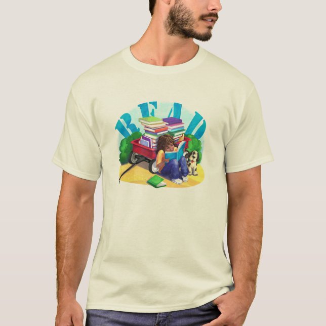 READ Bok Wagon Art Tee (Framsida)