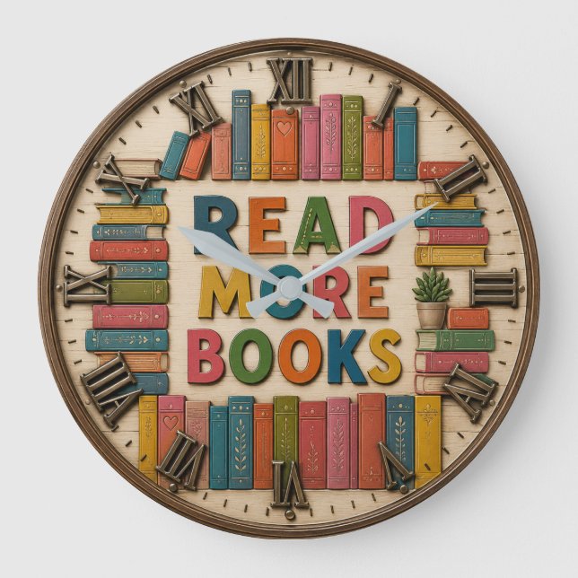 Read More Books Reading Classroom  Stor Klocka (Framsida)