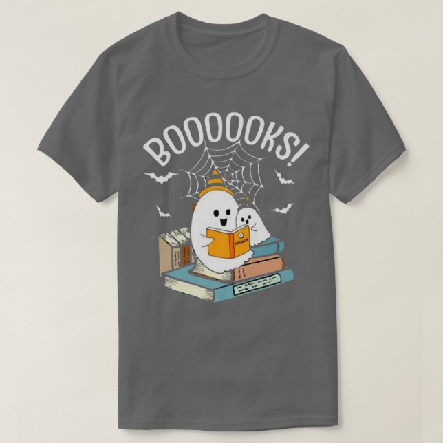 Read more boooooks Cute Ghost Read more boooooks H T Shirt (Design framsida)