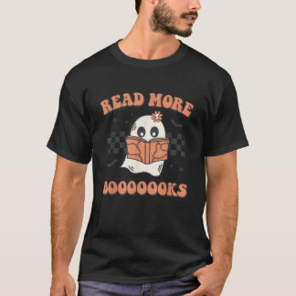 Read More Booooooks Bookish Spooky Teacher Retro H T Shirt