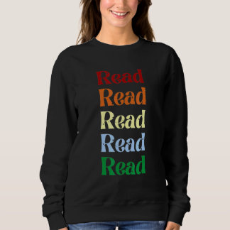 READ x 5: nödlidande bok-regnbåge bibliotek T Shirt