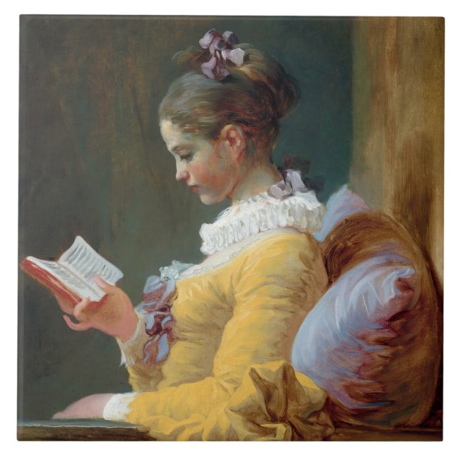 Reader, Fragonard Kakelplatta (Framsidan)