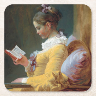 Reader, Fragonard Underlägg Papper Kvadrat